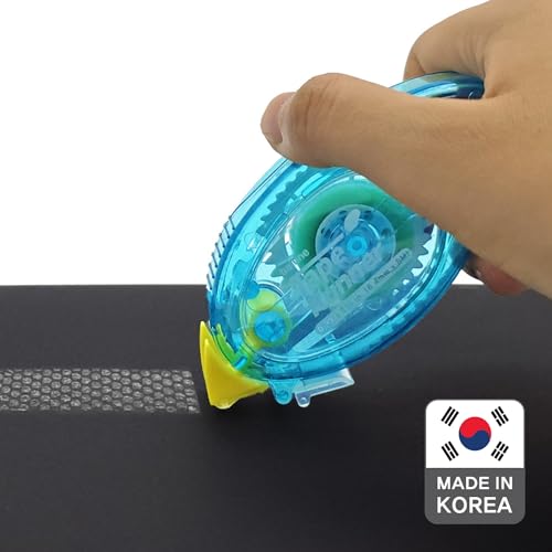 TAPE RUNNER Double Sided Dot 0.33" x 315" (Total 1,260") – 4 Pack Permanent Adhesive for Scrapbooking, Journaling, Card Making & Crafts – Photo Safe, Mess-Free, Made in Korea