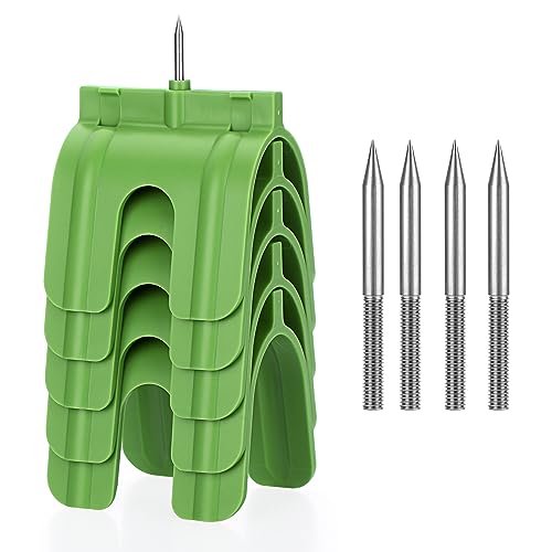 Sumnacon 5 Pcs Outlet Marker for Drywall Installation Drywall Marking Tool for Electrical Outlets, Electric Wire Protection Made, Green (Green)