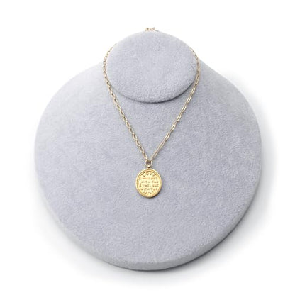 Oirlv Necklace Holder Bust Velvet Jewelry Display Necklace Display for Vendors Display Pendant Display Stand Grey - color: Grey Velvet
