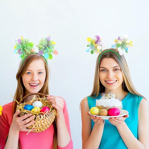 Easters Celebration Headbands Stylish Bunnies Ears Hair Hoop Elastic Headbands Easters Outfit Accessory