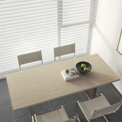 16"x118" Beige Wood Grain Contact Paper Self Adhesive No Bubbles Light Oak Faux Wood Look Peel and Stick Wallpaper Removable Cover Waterproof Countertop Cabinet Vinyl Wrap for Table Drawer DIY - color: Beige, size: 15.7" x 118"