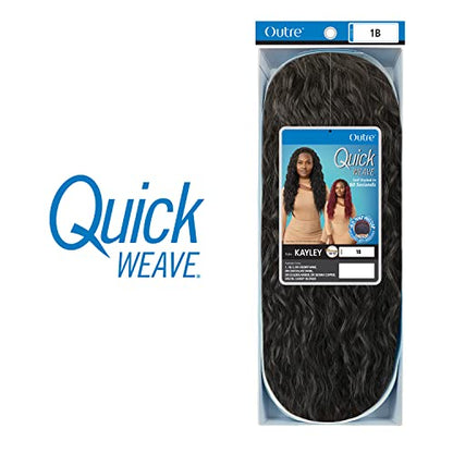 Outre Quick Weave Half Wig Cap Lays Flat Wig KAYLEY (DRGDNAM) - color: DRGDNAM