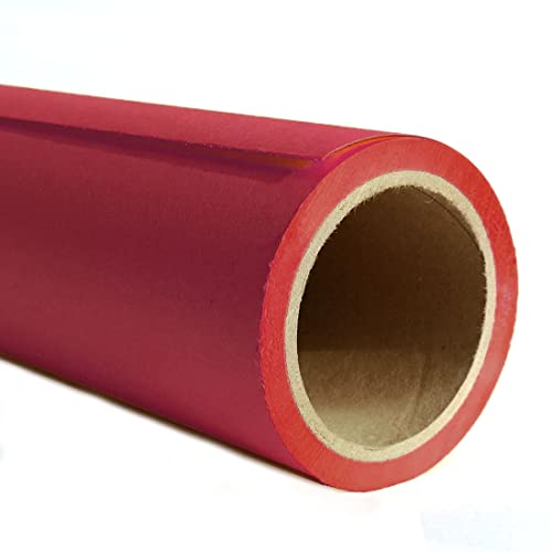 Scarlet Photo Backdrop Paper, 53" x16' (1.35m x5m) Professional Non-Reflective Background for Studio Photography, Product Shooting, Portrait & Video Recording - color: #56 Scarlet