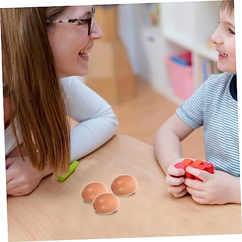 6pcs Fake Eggs for Crafting Artificial Eggs for Easter Decor and Home Styling for Festivals and Photography Props