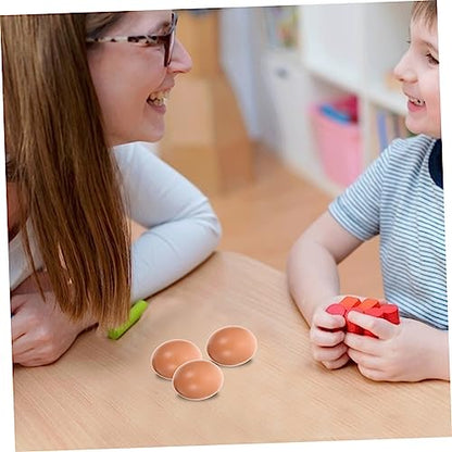 6pcs Fake Eggs for Crafting Artificial Eggs for Easter Decor and Home Styling for Festivals and Photography Props