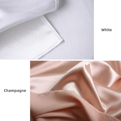 Yoocheese White Satin Photography Backdrop, Professional Studio Background for Nail Art, Jewelry, Small Product Photos (75X100cm/2.5X3.3ft) (Satin Champagne) - color: Satin Champagne
