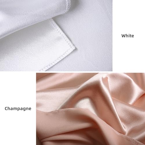 Yoocheese White Satin Photography Backdrop, Professional Studio Background for Nail Art, Jewelry, Small Product Photos (75X100cm/2.5X3.3ft) (Satin White) - color: Satin white