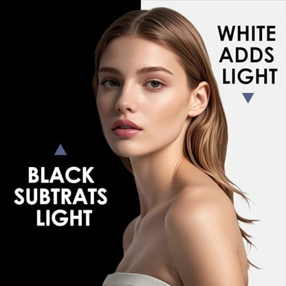Generic 39 X 39 Inch Reflector Photography Light Reflector Double Sided Light Diffuser for Product Food Props Jewelry Still Life