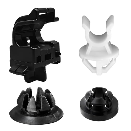 4PCS Hood Prop Rod Clip, Engine Hood Support Rod Holder Clips, 91503-SS0-003 90601S84A01 Car Hood Insulation Retainer Clips, Hood Rod Grommet Clips Compatible with Honda Accord Odyssey