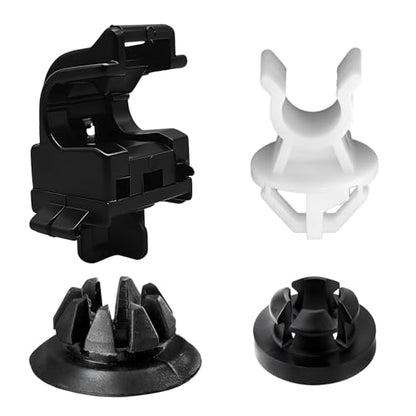 4PCS Hood Prop Rod Clip, Engine Hood Support Rod Holder Clips, 91503-SS0-003 90601S84A01 Car Hood Insulation Retainer Clips, Hood Rod Grommet Clips Compatible with Honda Accord Odyssey