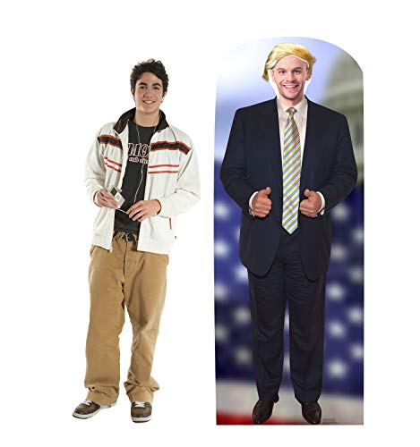 Cardboard People President Donald Trump Hair Stand-in Life Size Cardboard Cutout Standup - color: President Donald Trump Hair Standin