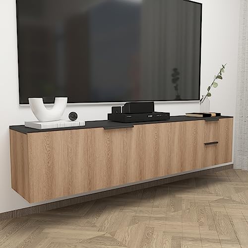 TOTIO Walnut Wood Peel and Stick Wallpaper Light Brown Wood Grain Contact Paper Bubble-Free Design Matte Thickened 16x78inch Waterproof Counter Top Stick Paper Self-Adhesive Vinyl Wrap for Cabinets - color: Warm Brown, size: 16" x 78"