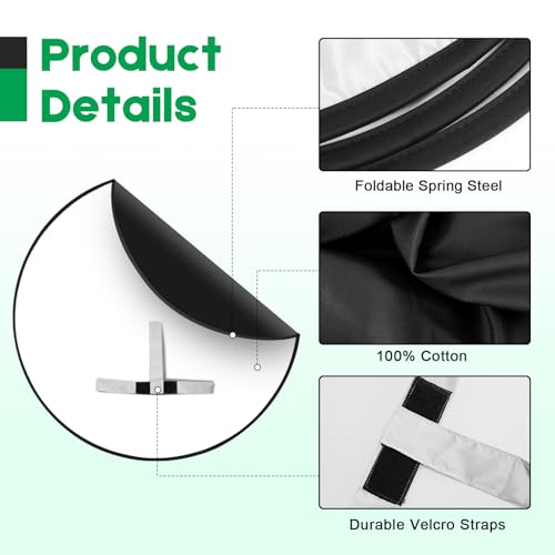Portable Black White Screen Chair, 57 in Greenscreen Backdrop with Stand Double Sided Foldable Green Background, Chroma Key, for Photography Streaming Gaming Photo Zoom Video Chats and Meeting - color: White/Black Screen
