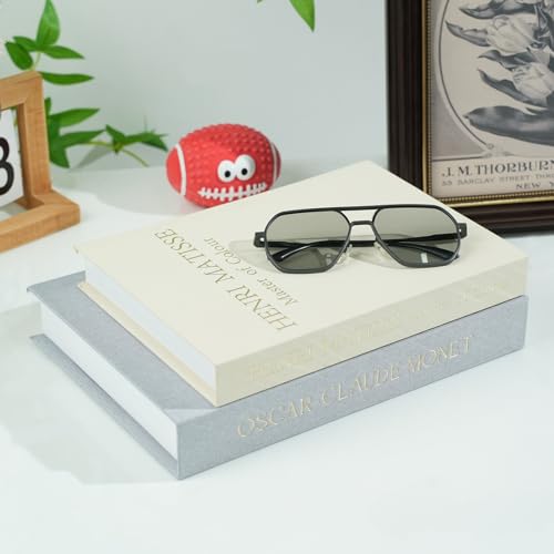 2 Pack Decorative Books Storage Boxes,Vintage Faux Books for Coffee Table,Bookshelf & Home Decor,Aesthetic Mini Book Set for Shelf Display & Keepsake Storage,Grey - color: Grey+Beige