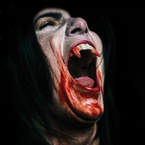Kangaroo Vampire Fake Blood - Scab Washable Fake Blood for Face Makeup - Coagulated SFX Blood Paint for Horror Scary Halloween Costume Prop - Creepy Vampire Cosplays Kit (Packaging May Vary)