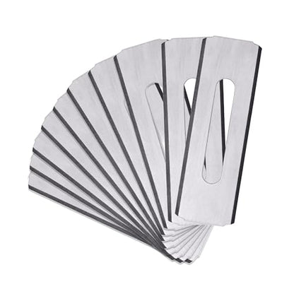 Klein Tools 44128 Carpet Utility Blades 10-Pack, Round Corner Knife, Heavy-Duty Utility Knife Replacement Blades, Carpet Cutter Tool for Flooring and Rug Cutting - style: 10-Pack Blades
