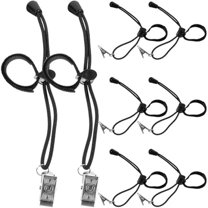 BESPORTBLE 8pcs Adjustable Photography Backdrop Cloth Clips Backdrop Holder Clamps for Studio Photo Background Fixing in Video and Wedding Shooting