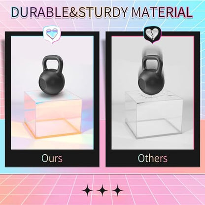 3Pcs Iridescent Acrylic Display Risers with LED light Plug and Play, Lighted Stackable Acrylic Cube Boxes Stand with Hollow Bottom for Figures Jewelry Perfume Purse Liquor Food Buffet Riser - color: Iridescent-LED light-3pcs