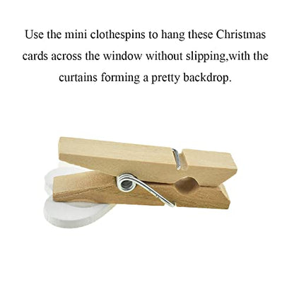 HAHIYO Heart Painted Mini Wooden Clothespin Clip Photo Paper Holders 1.38inch Tight Clamp Not Fray Rope Post Notices Handy Read for Hanging Postcard Wedding White 50PCS - size: White(Heart) 1.38 inches 50 Pack