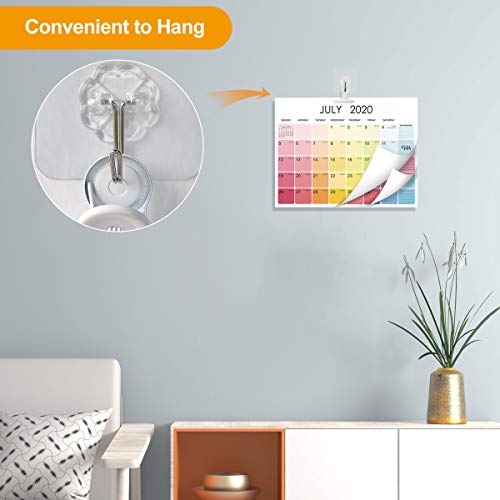 Coideal White Bulldog Paper Clips, 20 Pack 2 Inch Large Metal Binder Clips Round Hinge Clamps for Food Bags, Pictures Photos, Art Crafts, Office School (50 mm) - color: White