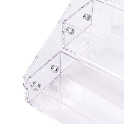7 Tiers Layers Organizer Rack Stand Holder Large Capacity Acrylic Clear for Nails Polish Essential Oil Lipstick and Sunglasses - style: 7 Layers