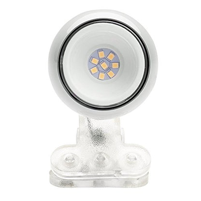 Newhouse Lighting NHCLP-JO-WH Joe LED Mini Clamp Lamp & Reading Spotlight Perfect for The Office, Study & Bedroom, White - color: White