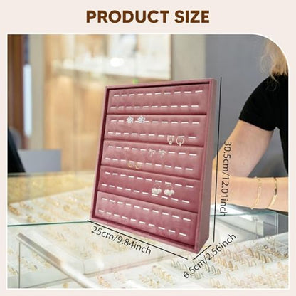 Colaxi Jewelry Storage Organizer Jewelry Holder Vertical Tray Display Stand for Showcase Vanity Table Dresser, Pendant Holder - color: Pendant Holder