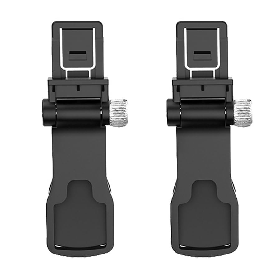 2 Pack 60 LED Selfie Light Front Clip Replacement Phone Clip Holder Clamp Support Stand for Rechargeable Clip Fill Video Conference Light Laptop Tablet Phone Clip Fill Lights