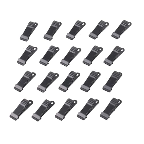 alligator clips small clamps mini Metal with smooth jaw and 5/16 Inch Capacity for crafts Home Office Use - color: Black