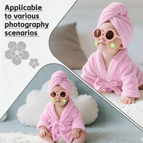 6 Pieces Newborn Photography Props 0-4 Months Photo Props - color: Pink