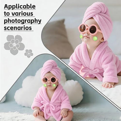 6 Pieces Newborn Photography Props 0-4 Months Photo Props - color: Pink