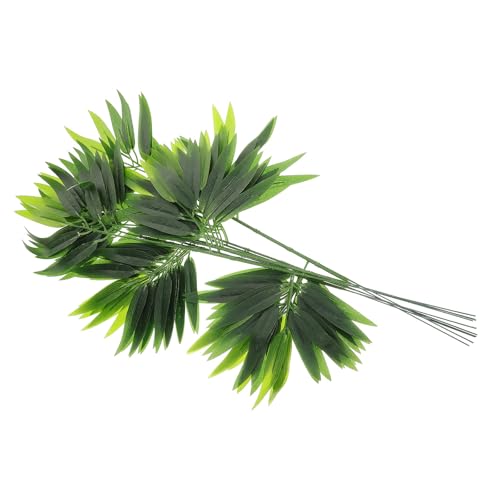 Luxshiny 10pcs Japanese Style Artificial Leaf Sushi Plate Decoration Food Photography Props Sashimi Tray Realistic Leaf Decor for Dining and Entertaining