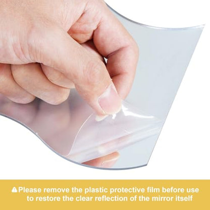 Meking 9PCS Product Photography Props Acrylic Mirror Glass Simulated Photoshoot Props for Product and Jewelry Photography Reflective Display Sheet