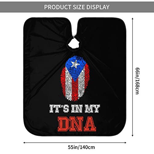 Puerto Rico Barber Cape With Adjustable Closure, Hairdressing Haircut Apron Barber Cover Gown For Hairdresser Styling Home - color: Puerto Rico