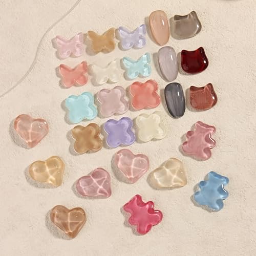 SUTOKAKA 240Pcs Solid Rounded Square Nail Polish Swatches Mini Display Cards Crystal Clear Glass Nail Color Swatch Dots Chart Tips for Nail Salon Training Practicing Beginners Professionals
