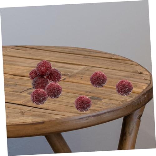 6Pcs Simulation Waxberries Realistic Fake Fruit Decorations for Party Table Decor Home Kitchen Simulated Waxberries Props for Photography and Event Styling
