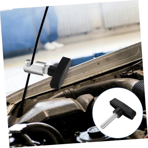 GLEAVI Aluminum Hood Lift Support Clamp Adjustable Retainer Tool for Car Hood Strut Non-Slip Prop Rod Holder for Automotive Use Compatible Trunks and Hatchbacks