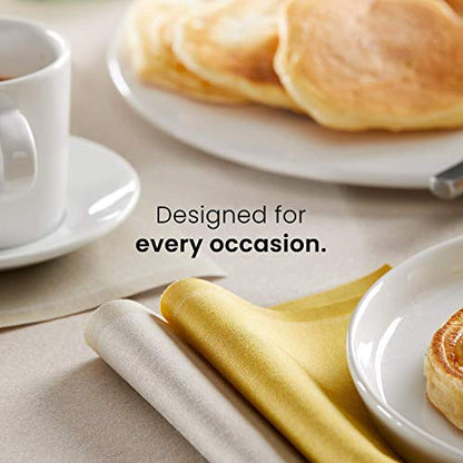 Cotton Luncheon Napkin - 25 Napkins per roll - Anthracite - color: Anthracite Grey