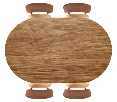 Wood Texture Background Fitted Oval Tablecloth, Elastic Edge Tables Cloth, Washable Table Cover, Kitchen and Dining Tablecloths Protector, Fits 42"x60" Oval TablesStyle 50 - color: Wood Texture -13, size: 60" x 42" (Oval)