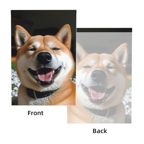 Shiba Inu Smile Tongue Out Backdrop Background for Photography 5x7ft Photobooth Professional Photo Backdrop Curtains Video Photography Studio Photo Backgrounds Banner Booth Background Screen Parties - color: Shiba Inu Smile Tongue Out