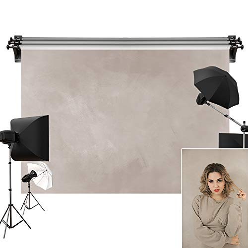 Kate 7x5ft/2.2m(W) x1.5m(H) Khaki Backdrops Retro Solid Nude Background Photography Props Studio Digital Printed Backdrop - color: Size, size: 7x5ft