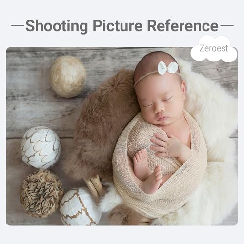 Zeroest Newborn Photo Prop Stretch Knit Wrap for Baby Photography Newborn Photoshoot Outfits Boys Girls Posing Blanket (Beige) - color: Beige