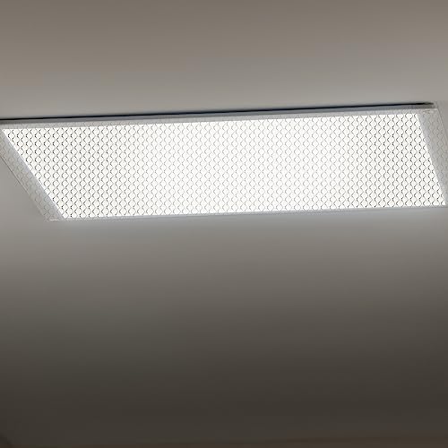 Frienda 4 Pcs Fluorescent Light Covers Replacement Flat Clear Prismatic Acrylic Ceiling Light Cover Panels(23.75" x 47.75" x 0.1") - size: 23.75" x 47.75" x 0.1"