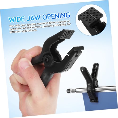 6pcs Heavy Duty Backdrop Clamps Spring Clips for Photography Background Support Muslin Fixing Suitable for Photo Studio and DIY Projects