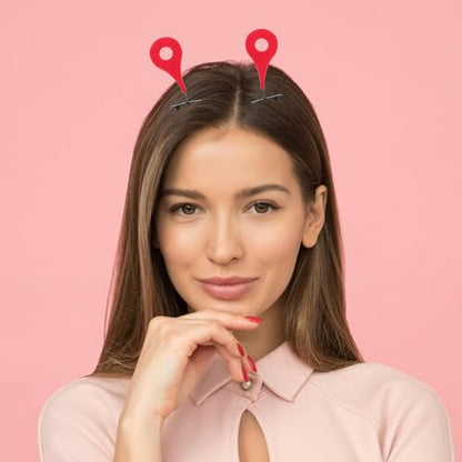 8pcs Creative Hair Clips with Question Mark and Arrow Headbands Cute Hair Barrettes Set for Party Styling and Photo Props and Teens