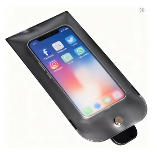 Privacy Phone Bag, 50 Packs Anti-Camera Pouch with Locks | No Photography Phone Bag for Wedding Party, Business & Events (Fits 6.9")