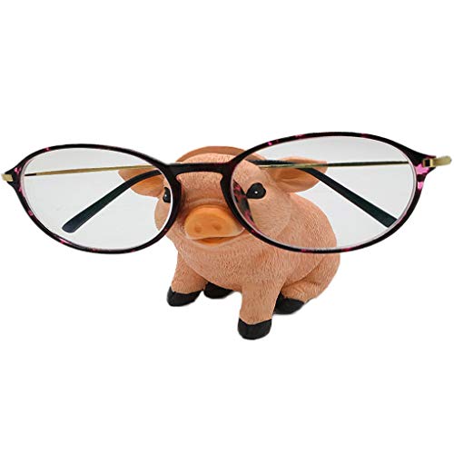 Fun Eyeglass Holder Display Stands - Home Office Decorative Glasses Accessories (Pig) - color: Pig