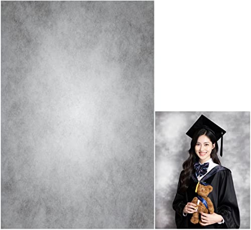 5x7ft Gray Abstract Photography Backdrops Grey Portrait Photo Studio Prop Background for Photographyer Ash Texture Backdrop for Party - color: TT-S0322, size: 5x7ft