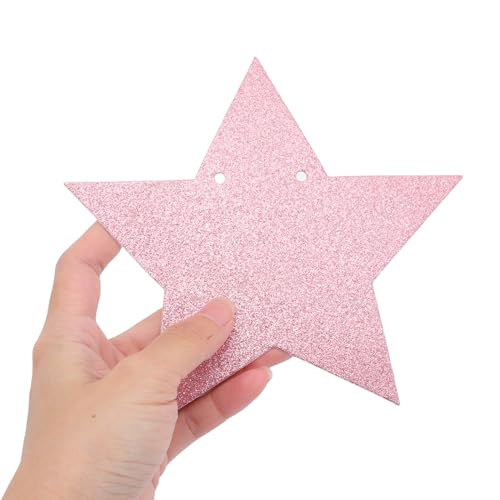Shower Banner and Gender Reveal Banner for Girl, Glitter Decorative Bunting, Announcement Photo Props, 2pcs for Newborn Party and Welcome Celebration