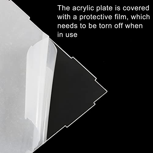 uxcell Acrylic Clear Display Case Box Dustproof Protection Showcase Cube Collectibles Show Box 7.9x3.9x3.9inch - size: 7.9x3.9x3.9 Inch